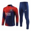 Paris Saint-Germain Quarter Zip Training Huppari Suits 2023-24 Punainen - Miesten